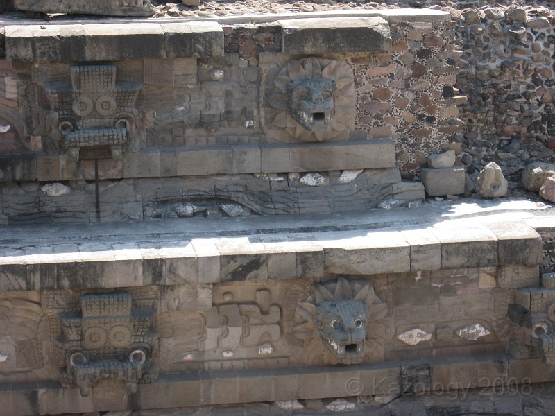 Mexico Pyramids - Mexico City 2009 0165.jpg - A trip to the Teotihuacan area of Mexico to visit the pyramids. A vast complex and a great climb to the top. This was followed by lunch in a cave, then a visit to the historical center of Mexico City. March 2009.